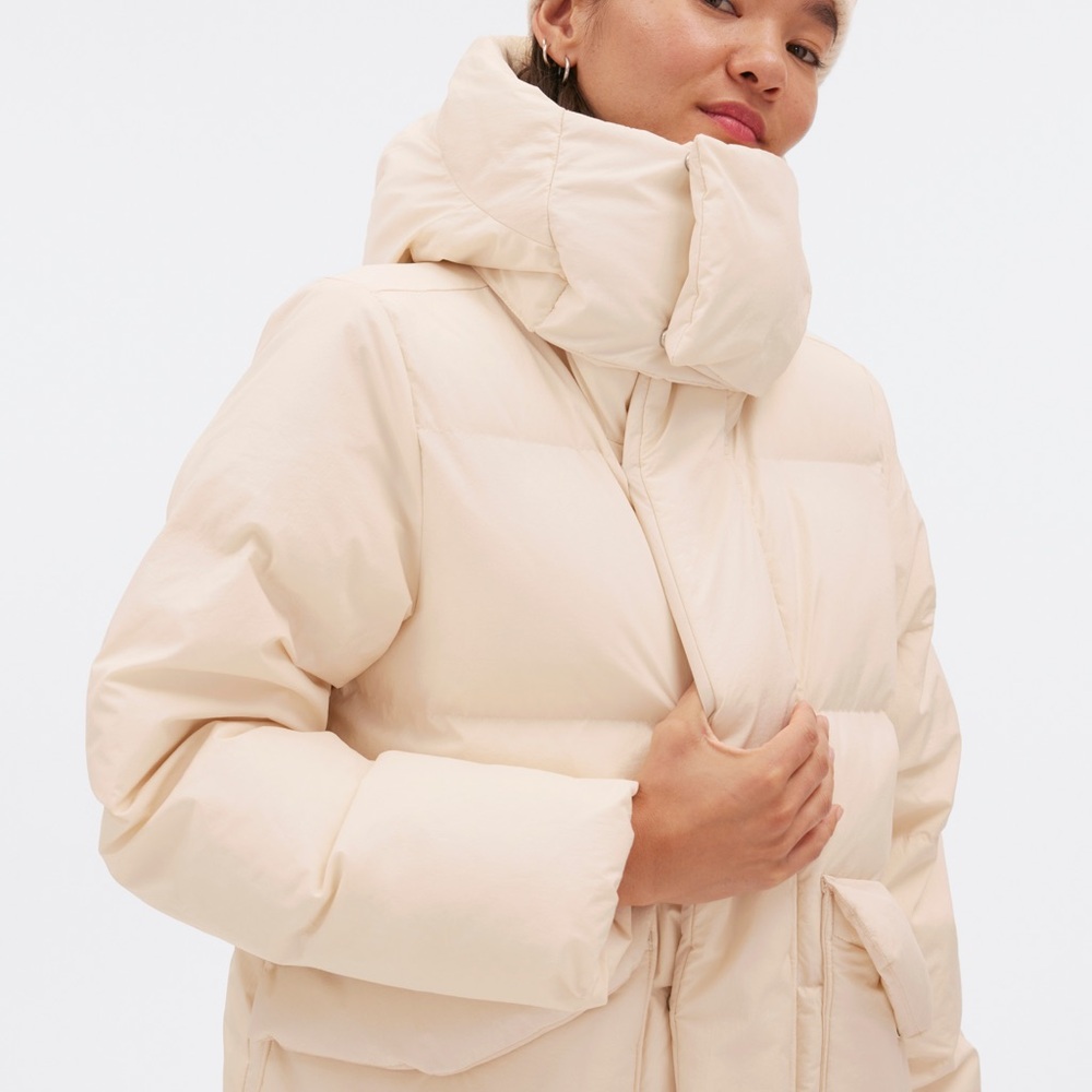Half days creme-colored Wheeler Parka jacket - Picture 5 of 7